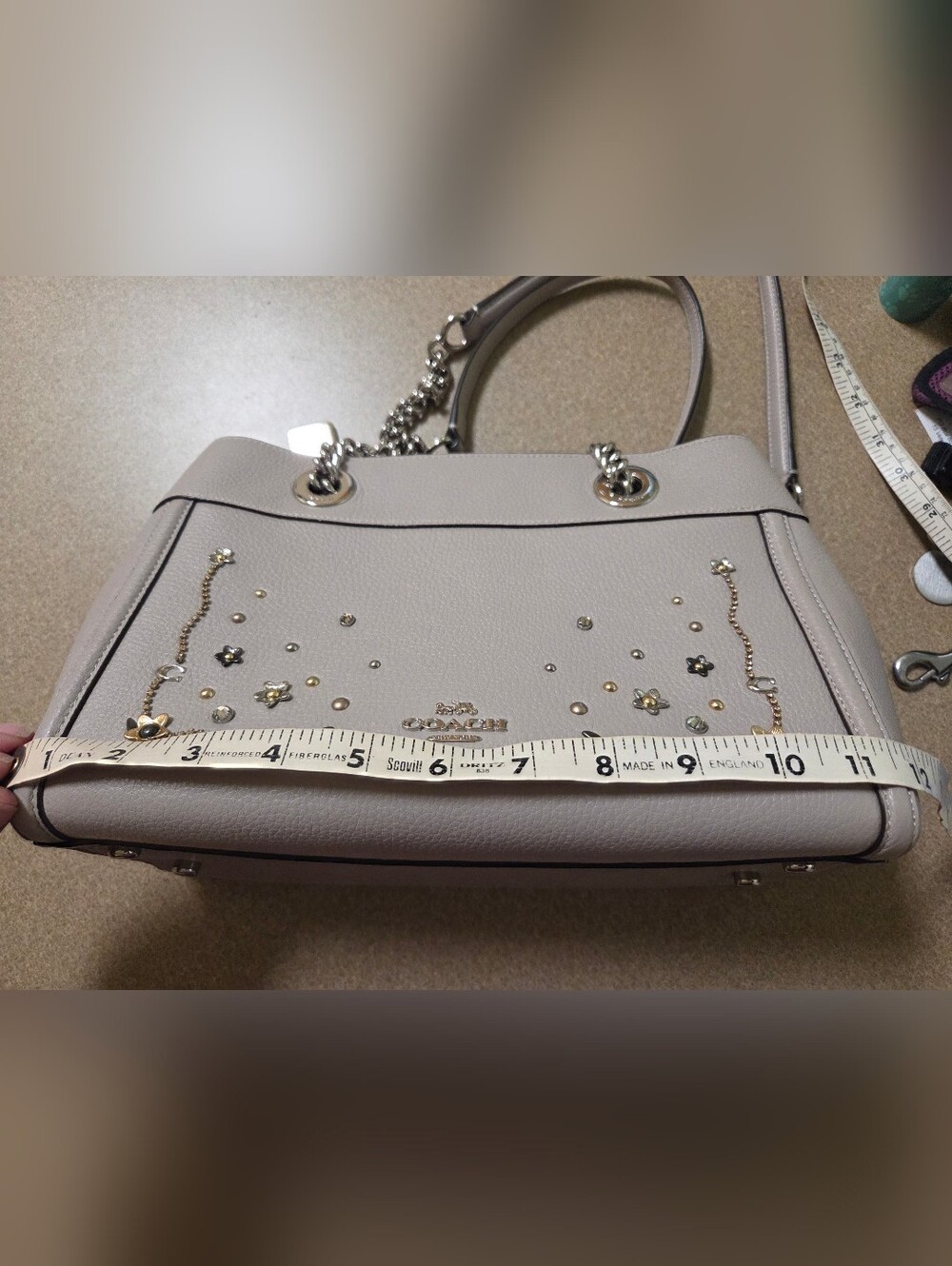 Coach Brooke Carryall with Crystal rivets - Picture 8 of 12